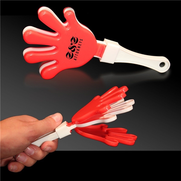 Hand Clappers - Red / White / Red