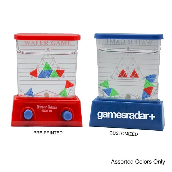 Handheld Water Game With Colorful Triangles