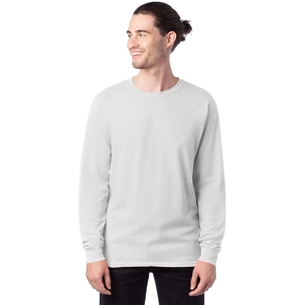 Hanes 5.2 oz ComfortSoft(R) Cotton Long - Sleeve T - Shirt - 5286 - Neutrals