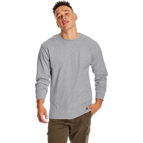 Promotional Hanes 6 1 Oz Long Sleeve Beefy T® 5186