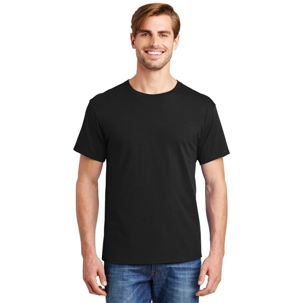 Hanes(R) - ComfortSoft(R) Heavyweight 100 Cotton T - Shirt. - 5280 - Heathers - Colors
