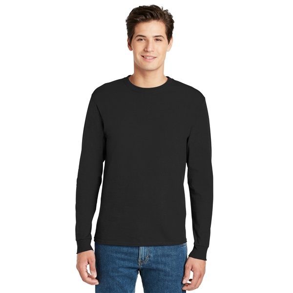 Hanes(R) - Tagless(R) 100 Cotton Long Sleeve T - Shirt - 5586 - Colors
