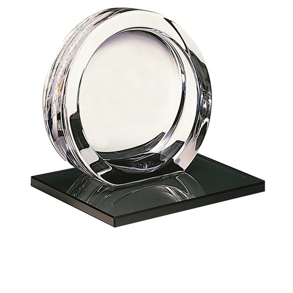 High Tech Award on Black Glass Base - Medium