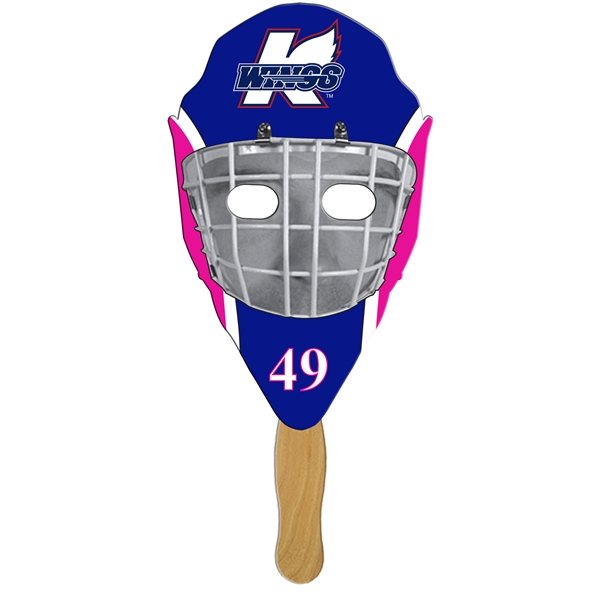 Hockey Mask Stock Shape Fan - Paper Products
