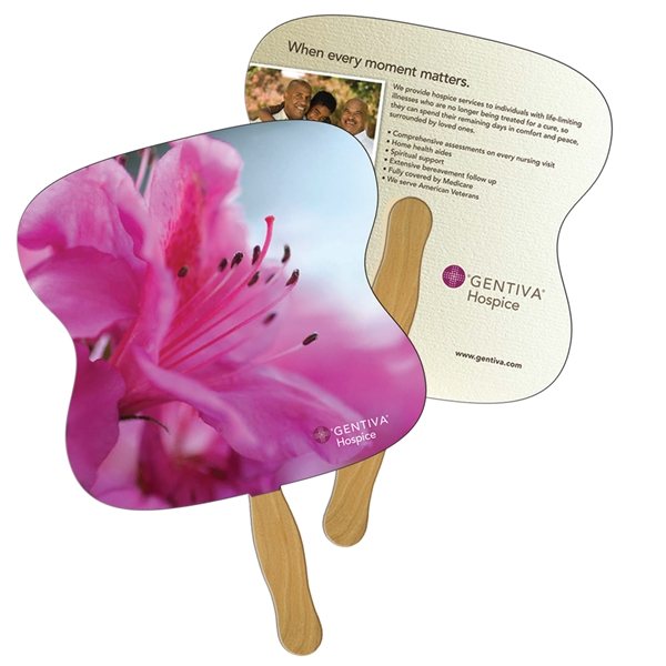 Hourglass Digital Hand Fan (2 Sides)- Paper Products