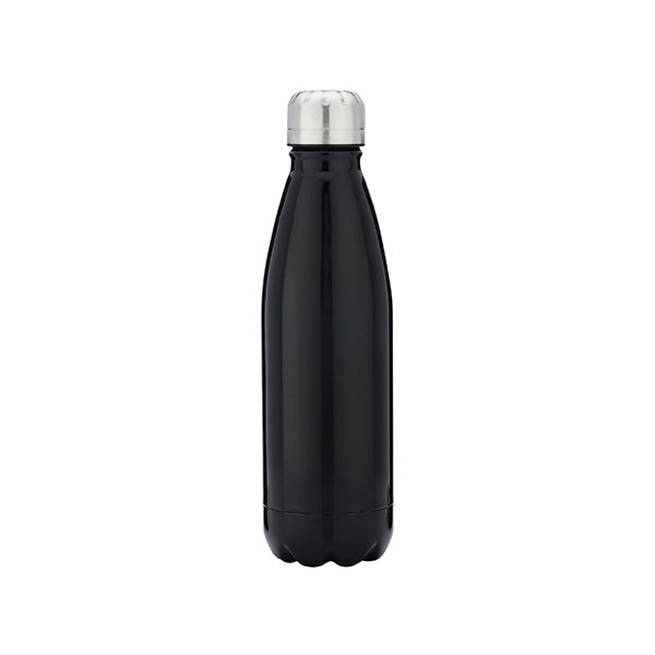 Black 17 oz 18/8 Stainless Bottle
