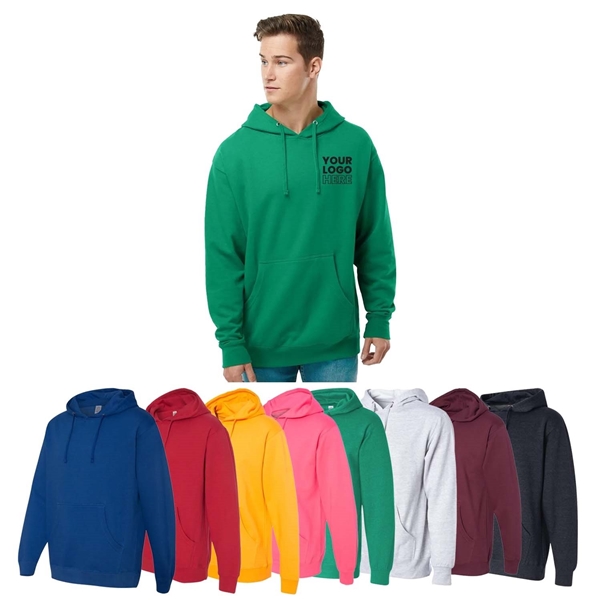 Independent Trading Co. Men's Midweight Full-Zip Hooded Sweatshirt