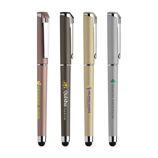 Islander Softy Metallic Gel Pen w / Stylus - ColorJet