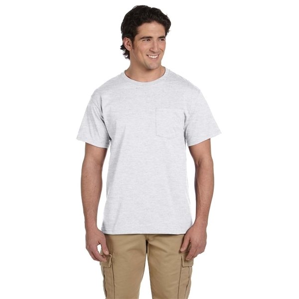Jerzees(R) 5.6 oz DRI - POWER(R) ACTIVE Pocket T - Shirt - Heathers