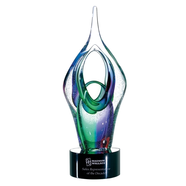 Jaffa Collection Kara 24 Lead Crystal Award - 10x9.6.2 in