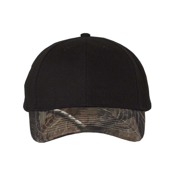 Kati Structured Solid Crown Camouflage Cap - COLORS