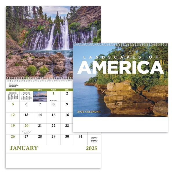 Promotional Landscapes of America English - Spiral - Good Value Calendars®