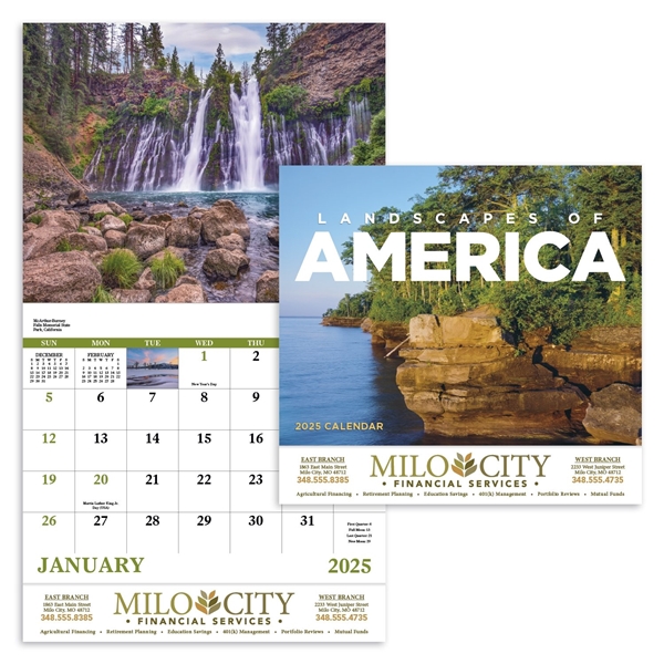 Landscapes of America - Stapled - Good Value Calendars(R)