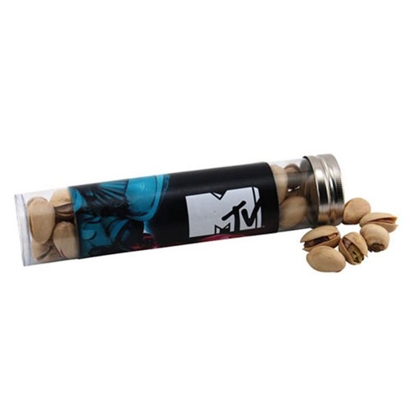 Large Plastic Tube with Pistachios