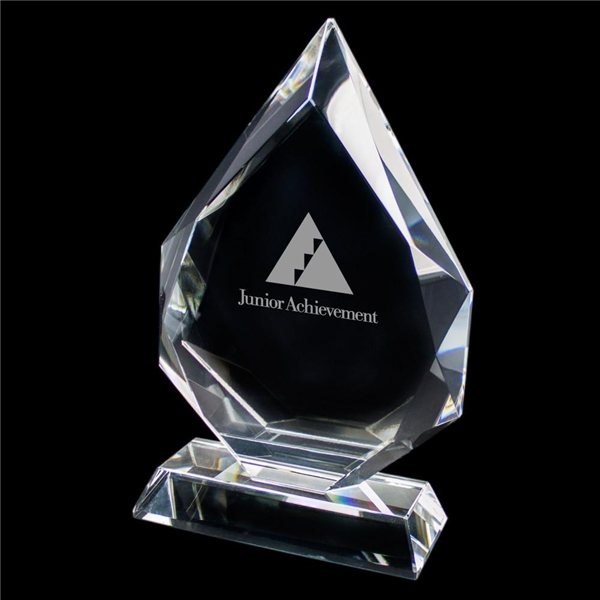 Large Wide Crystal Award