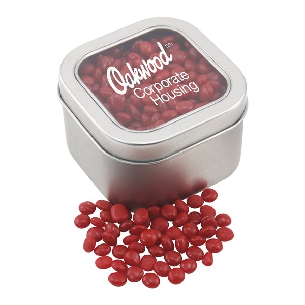 Large Window Tin with Red Hots