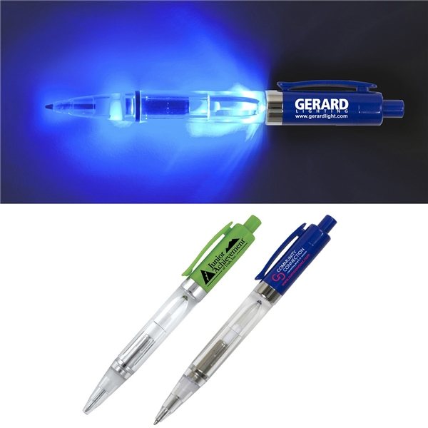 Light Up Pen With Blue Color LED Light
