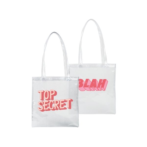 Promotional Clear Vinyl Tote Bag