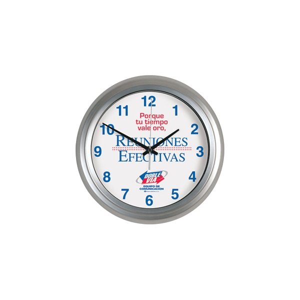 Metal Wall Clock 10 1/4 Diameter