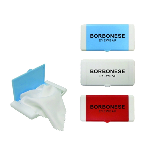 Promotional Microfiber Cloth with Plastic Case