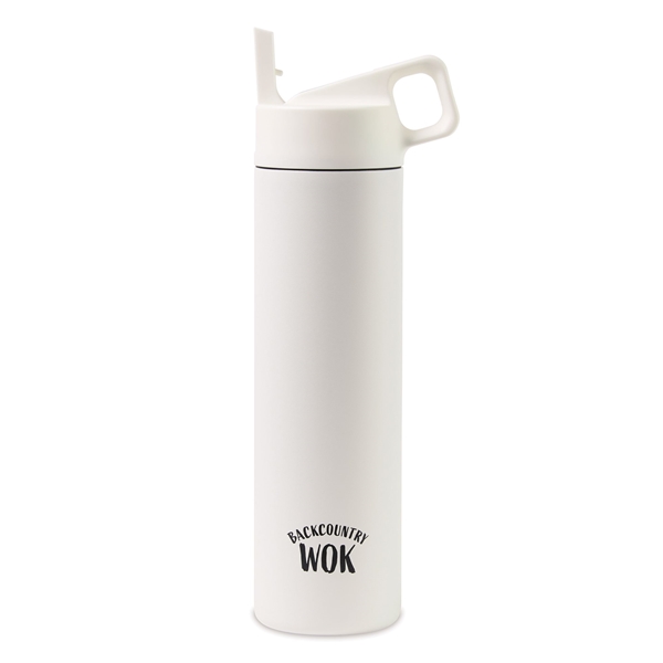 MiiR(R) Vacuum Insulated Wide Mouth Leakproof Straw Lid Bottle - 20 oz - White Powder