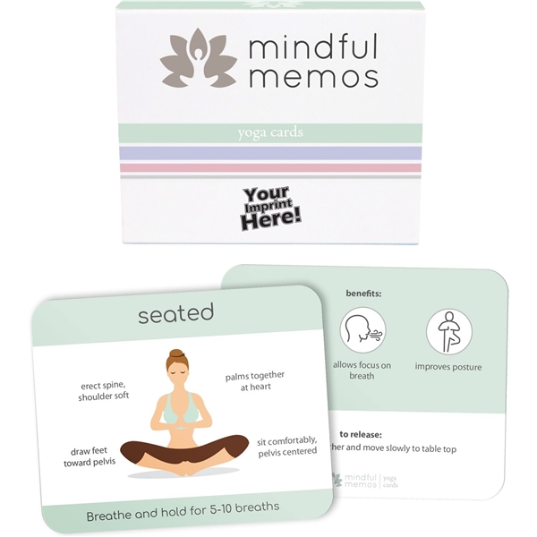 Promotional Mindful Memos - Yoga Cards