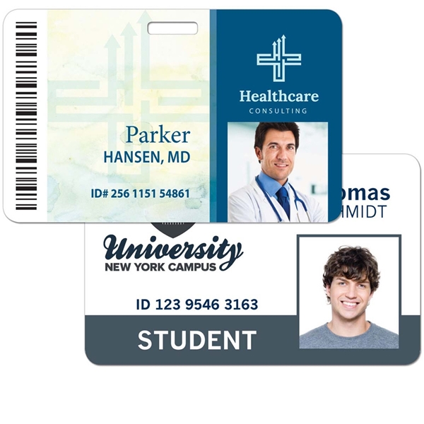 Minneapolis Plastic Name Badge (Standard Size 3 3/8 x 2 1/8, Horizontal Orientation)