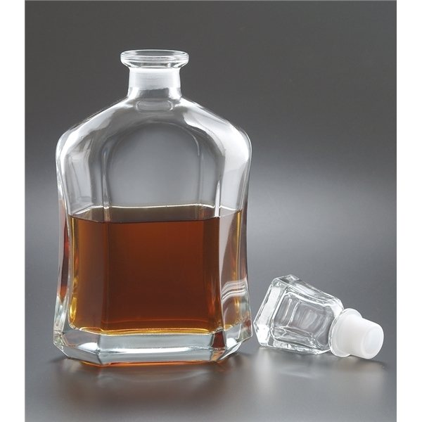 Moderne Glass Co - Etched Capitol Decanter