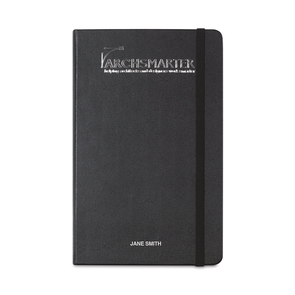 Promotional Moleskine® Hard Cover Large Double Layout Notebook