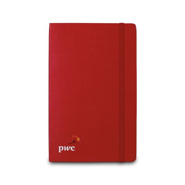 Moleskine® Hard Cover Ruled Large Expanded Notebook Scarlet Red