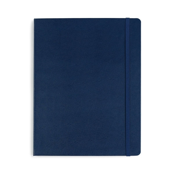 Moleskine(R) Hard Cover Ruled X - Large Notebook - Navy Blue
