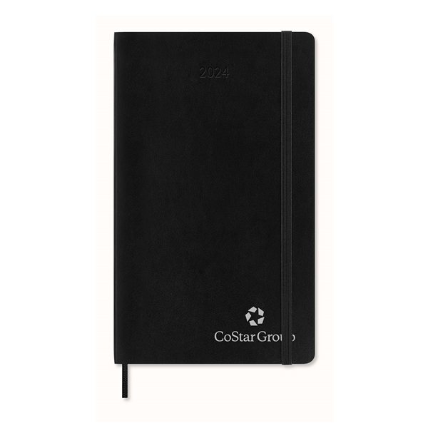  Moleskine Classic 18 Month 2023-2024 Weekly Planner, Soft  Cover, Large (5 x 8.25), Black : Office Products