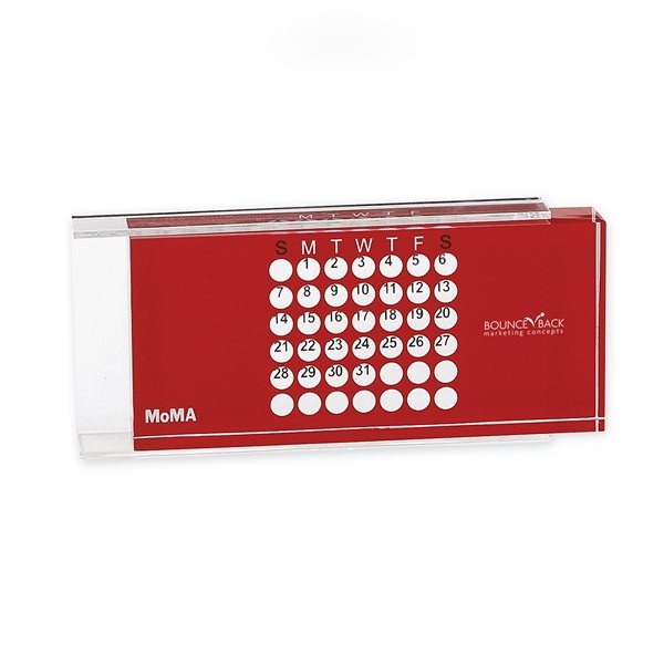 Promotional MoMA Mini Acrylic Perpetual Calendar