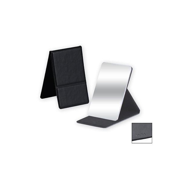 MoMA Stainless Steel Mirror Compact Black