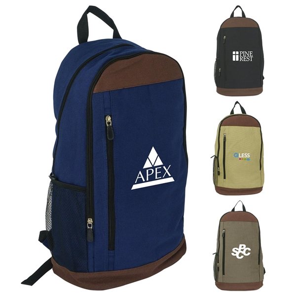 Promotional Multi Compartment Canvas Backpack 12.71