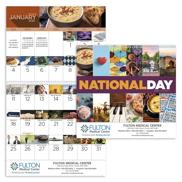Promotional National Day Spiral Good Value Calendars®