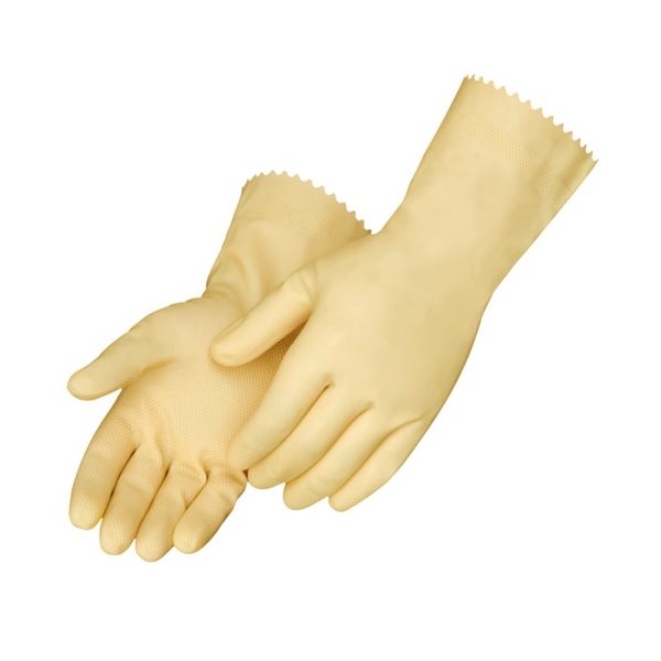 Promotional Natural Latex Unsupported Unlined Glove