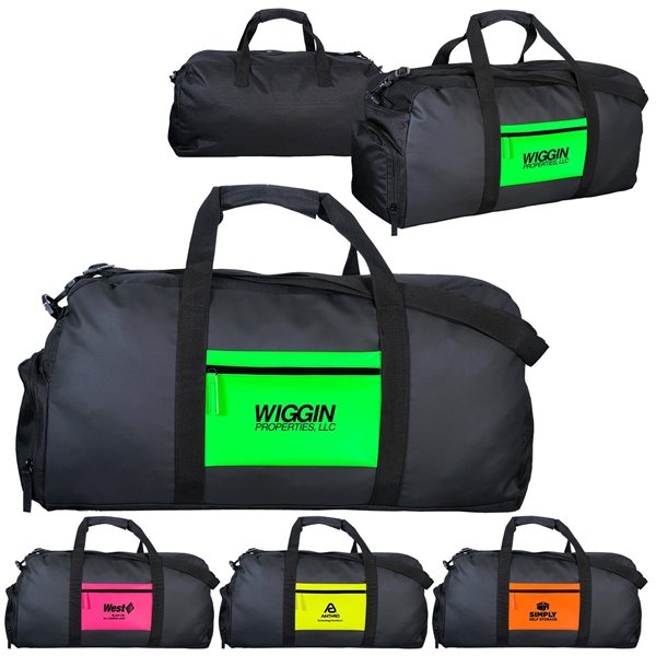 Neon Pocket Duffle Bag