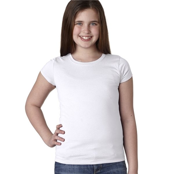 Next Level Youth Girls Princess T - Shirt - 3710 - WHITE