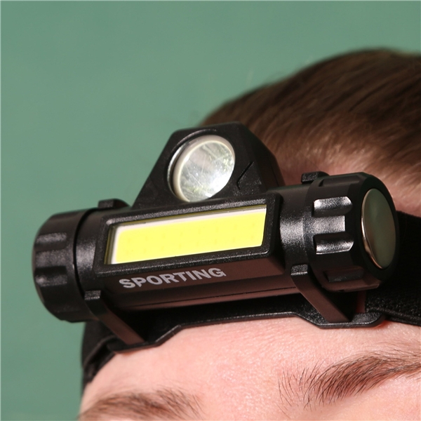 Nocturnal LED COB Rechargeable Headlamp