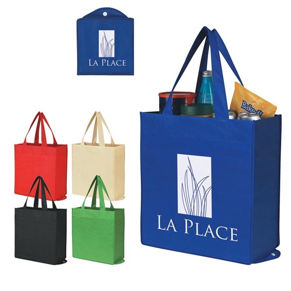 Non - Woven Foldable Shopper Tote Bag