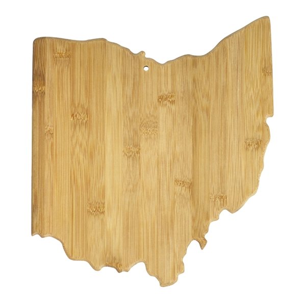 Ohio - Shaped Bamboo Cutting Board