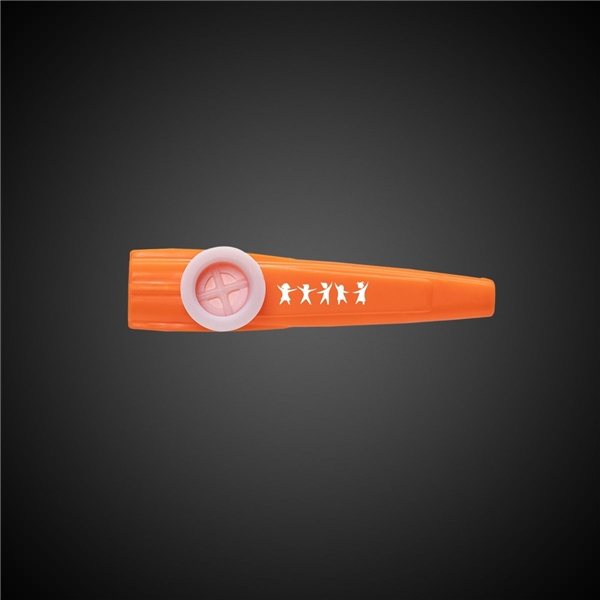 Promotional Orange Plastic Kazoo