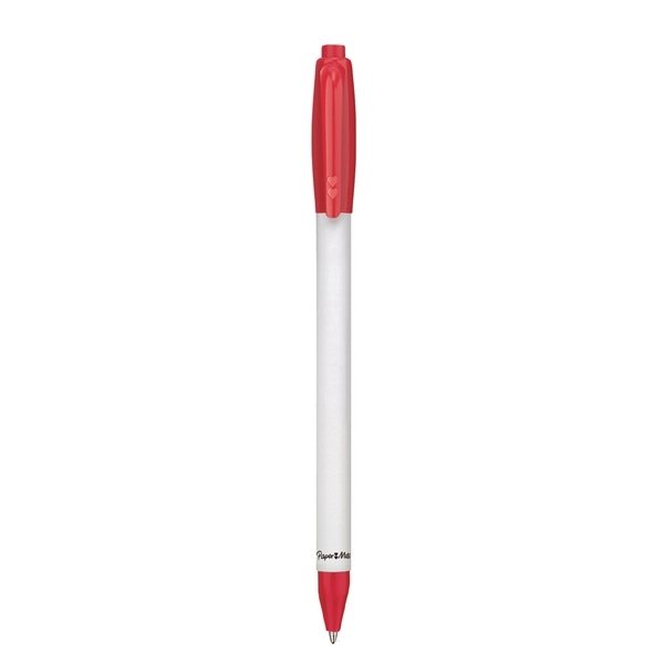 Paper Mate(R) Sport RT White Barrel - Blue Ink - Red