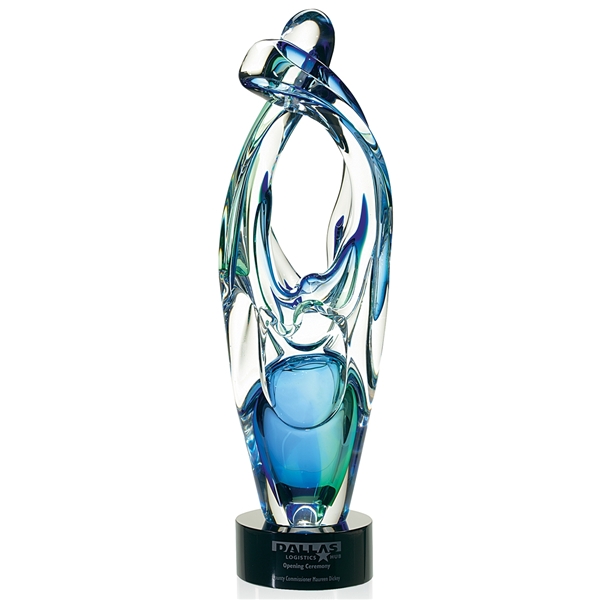 24 Lead Crystal Partnership Award - 6x20x3 in