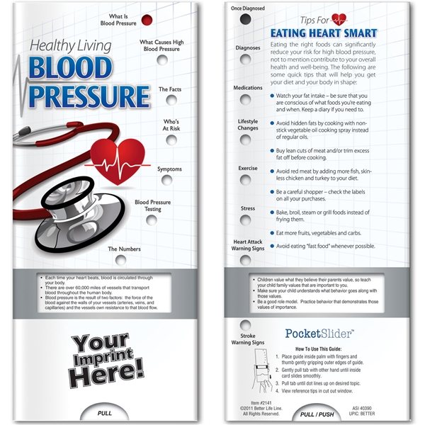 Pocket Slider - Blood Pressure Healthy Living