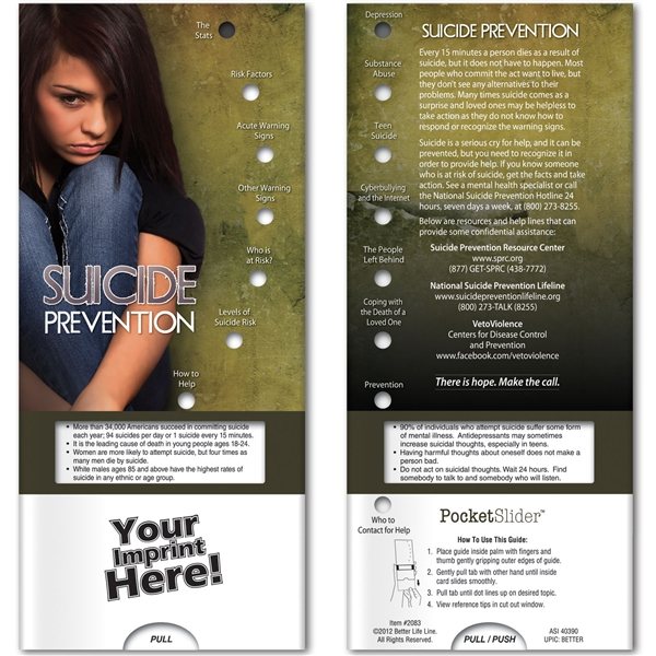 Pocket Slider - Suicide Prevention
