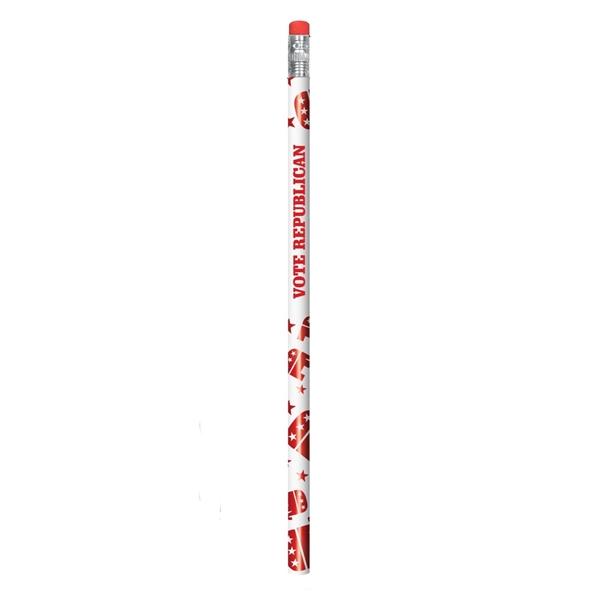 Political Foil Pencil - Republican