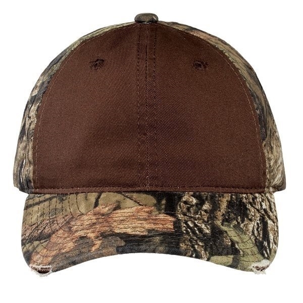 Port Authority Camo Cap with Contrast Front Panel