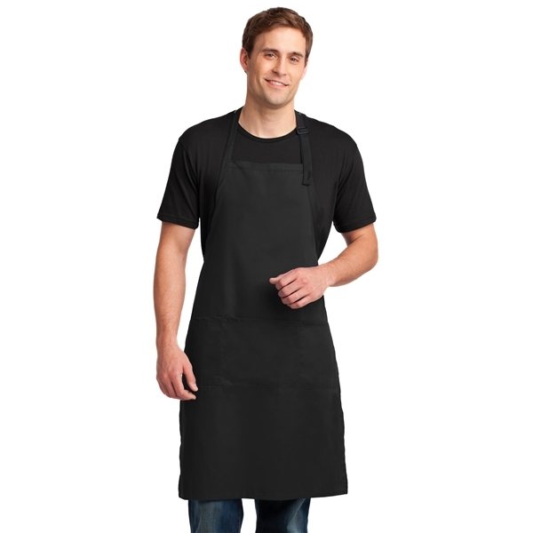 Port Authority(R) Easy Care Extra Long Bib Apron with Stain Release